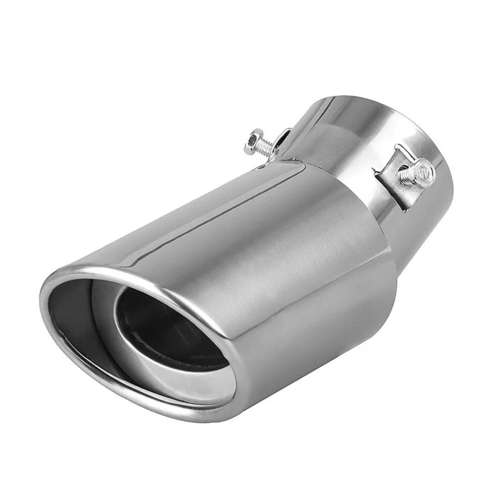 Серебро Хром автомобиль внедорожник Грузовик хвост горло выхлопной трубы