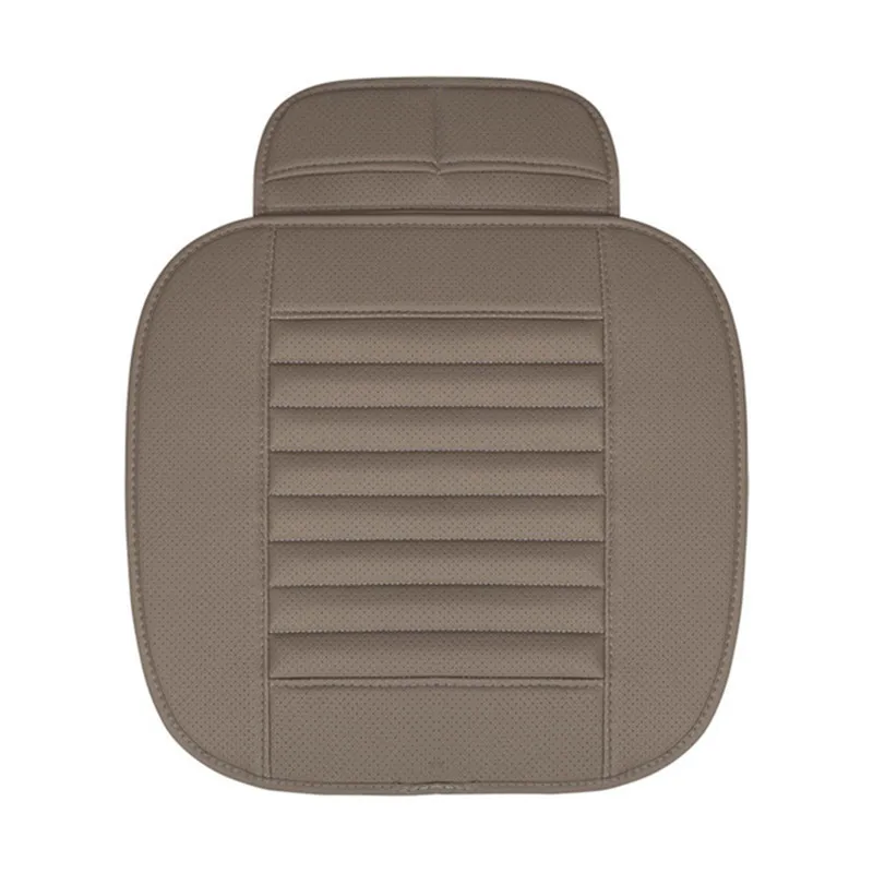 Автомобильные аксессуары для интерьера из искусственной кожи, угольная Автомобильная подушка для сиденья, защитный чехол для автомобиля, офисного стула, накладка на заднее сиденье