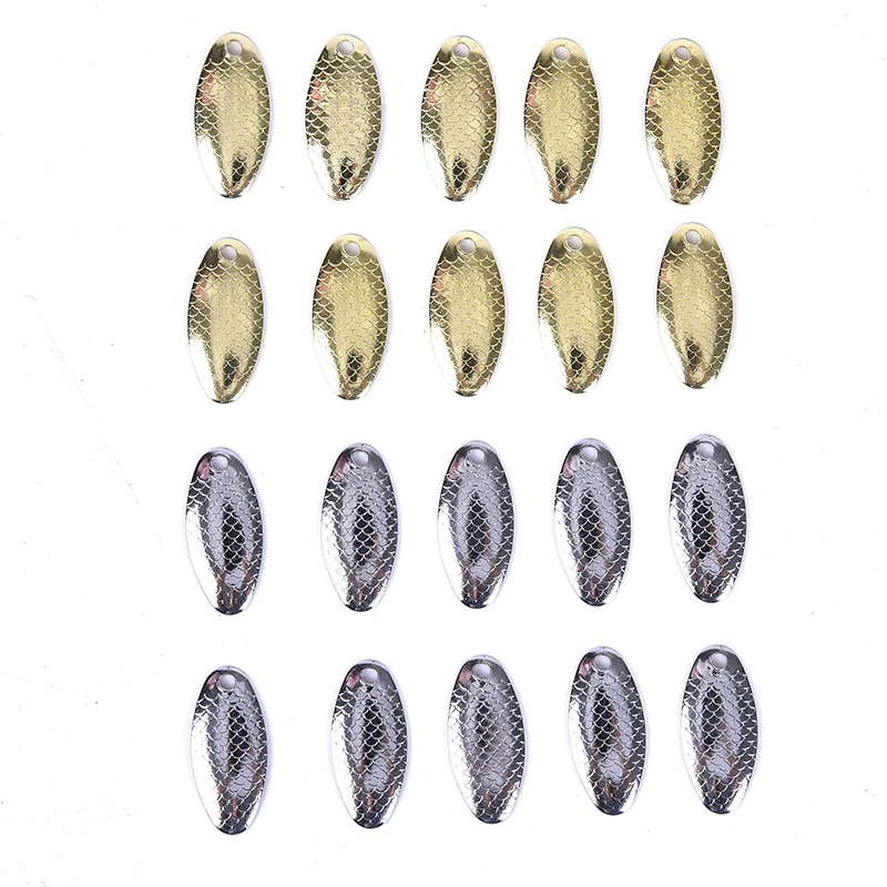 10 шт. Спиннер ложка для рыбалки Lure15g Золото Серебро вращающиеся жесткие приманки аксессуары для форели щуки перо Тройной крюк снасти