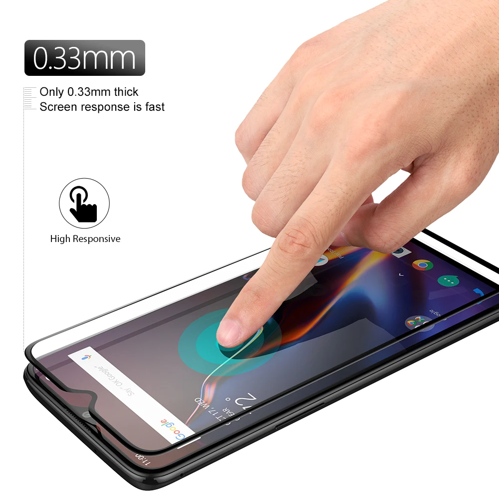 2 шт. защитная пленка для экрана Oneplus 6 T|Защитные стёкла и плёнки телефонов| |