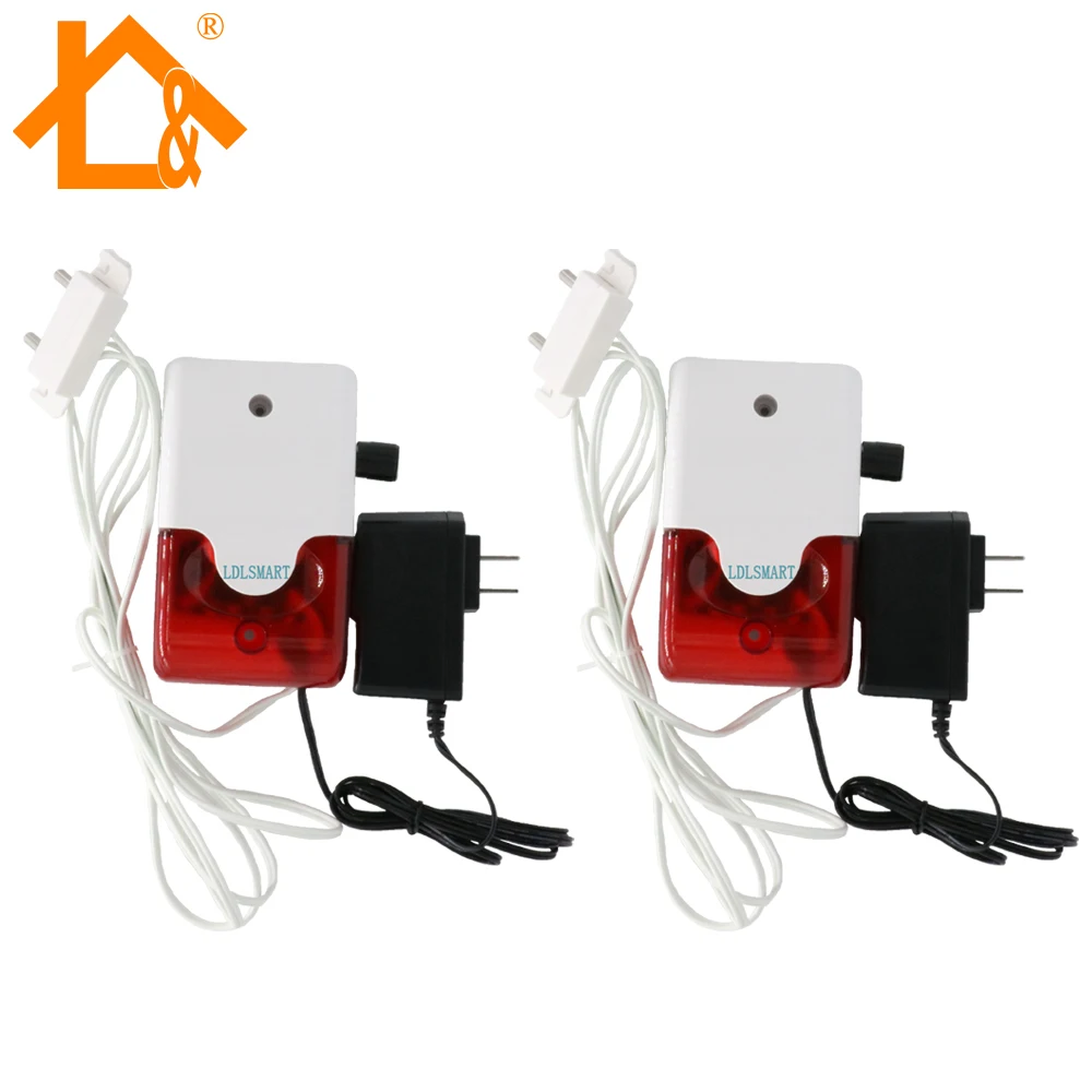 Home Security 120dB Sound and Light Water Leakage Sensor Alarm ABS Independent leak Detector | Безопасность и защита