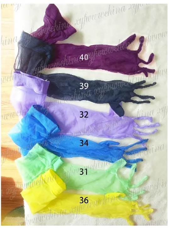 SW11A005 сексуальный красивый полупрозрачный Красочные перчатки|glove knit|gloves waterglove