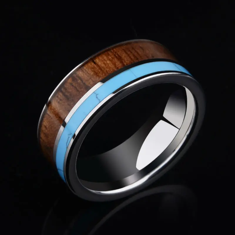 2017 новое поступление винтажные мужские кольца из карбида вольфрама шириной 8 мм с