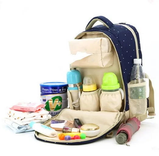 

Promition! Baby Diaper Bag Suits For Mom Baby Bottle Holder Fashion Mother Mummy Stroller Maternity Bag Nappy Bags Sets