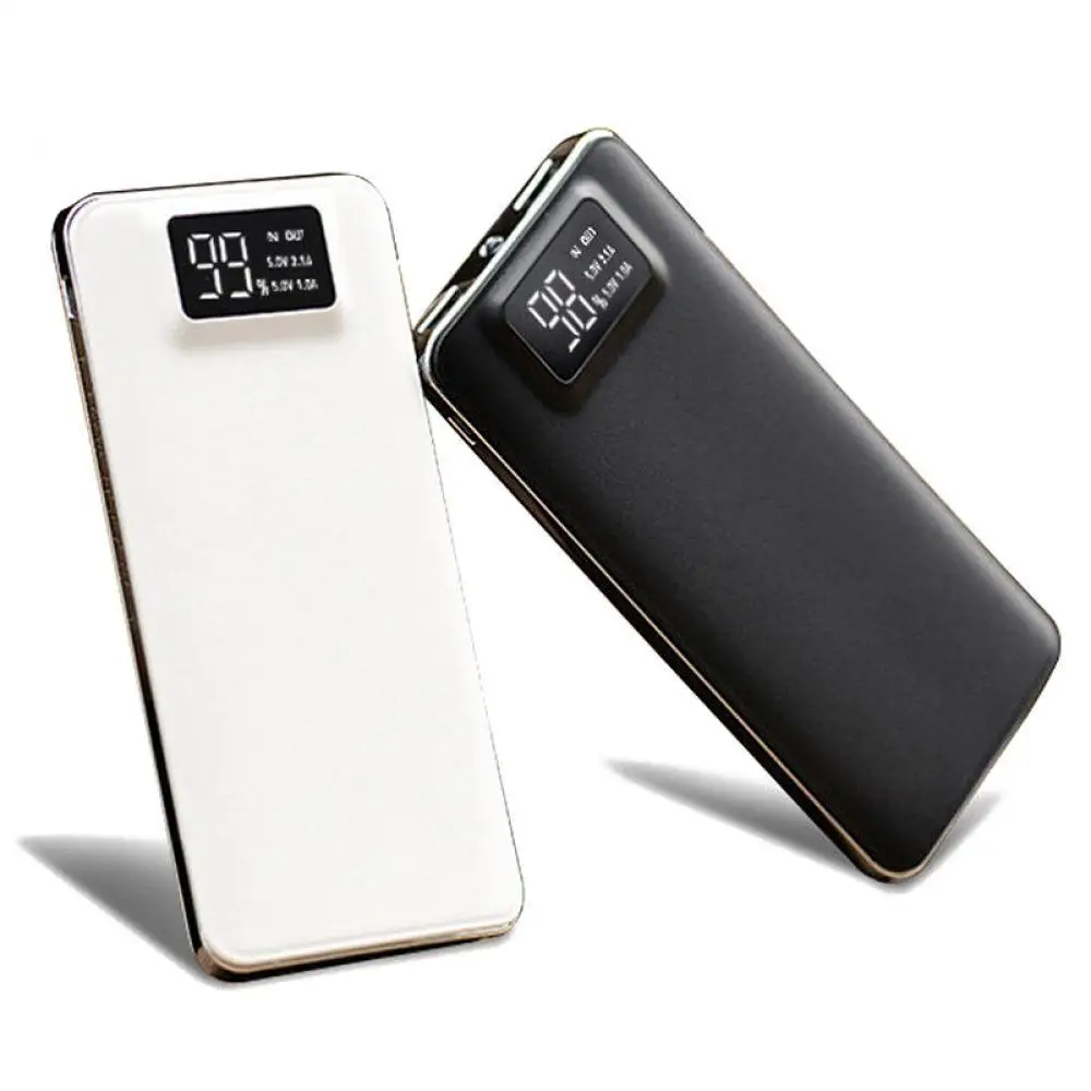 20000 мАч Внешний внешний быстрый переносной аккумулятор USB FlashlightDual Power Charger Powerbank