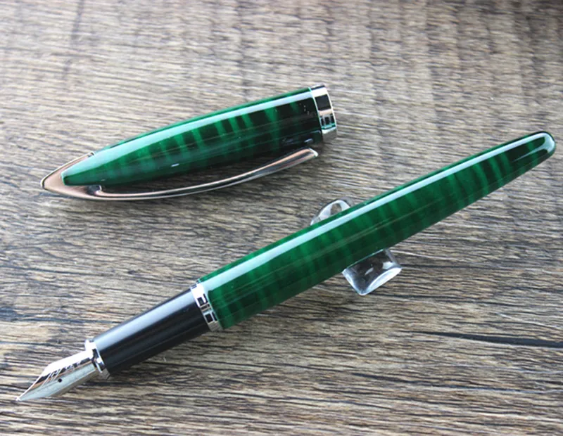 Новая Элегантная винная перьевая ручка JINHAO 156 с тонким пером и черным синим