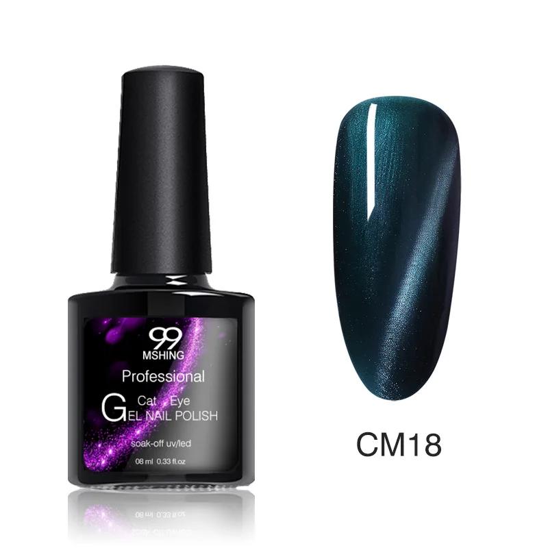 CM18 Mshing99 3D кошачий глаз Гель-лак для ногтей vernis Полупостоянный УФ-лак для маникюрный гель для ногтей праймер верхнее покрытие Гель-лак - Цвет: CM18