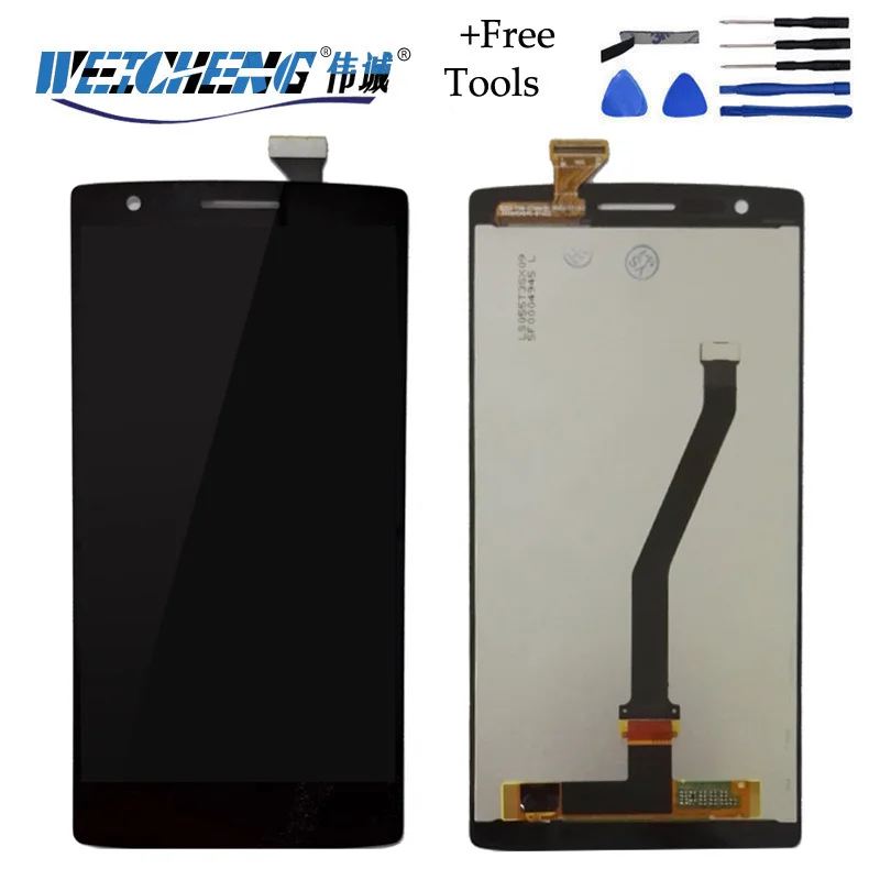 WEICHENG For One Plus LCD Display+Touch Screen Assembly Replacement for 1+ lcd+free Tools+Adhesive | Мобильные телефоны и