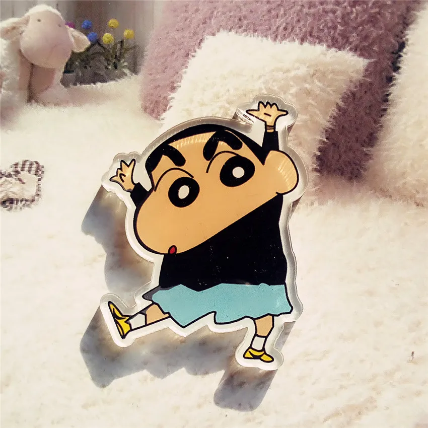 1 шт. Горячая милый мультфильм аминовая акриловая брошь Crayon Shin-chan значки булавка на рюкзак Одежда Декоративные броши - Окраска металла: 06