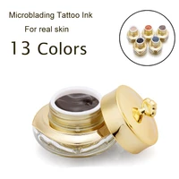 microblading pigment professional eyebrow tattoo ink set lip tattoo pigment permanent makeup pigment 13 color option