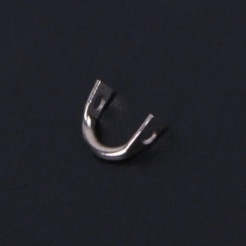100pcs Fishing U Shaped Ring Baits Lure Tool Stainless Steel Accessories Tackle Y51D | Спорт и развлечения