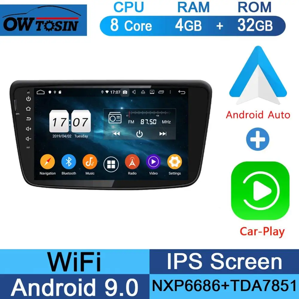 32G CarPlay Android " ips 1920*1080 8 Core 4G+ 64G Android 9,0 Автомобильный мультимедийный плеер для Suzuki Baleno автомобиль радио gps CarPlay попугай BT - Цвет: 32G CarPlay Android