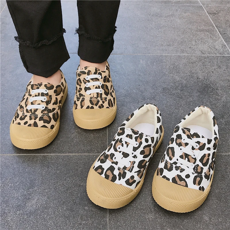 Kids Toddler Baby Little Boys Girls Slip-On Leopard Flat Canvas Sports Shoes For Sneakers New 1 2 3 4 5 6 7 Years | Детская одежда и