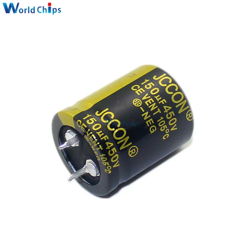 450V 150uF 25X30mm Высокочастотный Низкочастотный алюминиевый электролитический