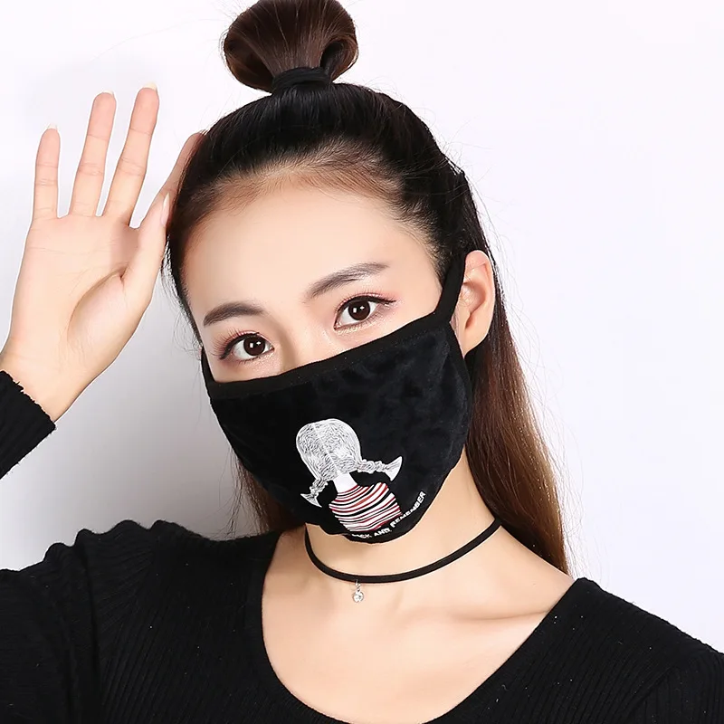 

10pcs/Pack TB Winter mask female riding dustpr lady Mask Dust proof female thickening Mask Ms. Masken Thick Masks Wholesale