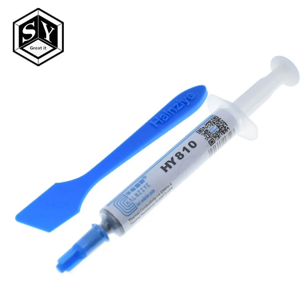 Универсальная термосмазка GREAT IT Серебряный Чип процессора паста радиатора шприц