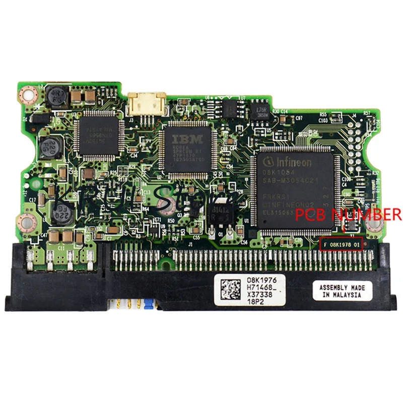 free shipping HDD PCB BOARD NUMBER:F 08K1978 01 MAIN CONTROLLER IC:08K1054/STICKERS:08K1976 / 13G0242 08K2592 | Электроника