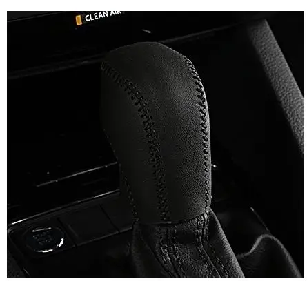 Рычаг переключения передач для VW Jetta MK6 MK7 Magotan Polo Passat B6 B7 Touaregu Tiguan Scooby Doo Beetle Golf MK6 7 - Название цвета: Черный