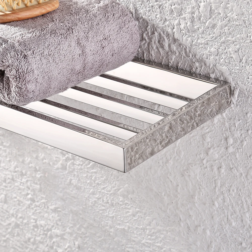 Kes ванная комната одна полка полотенцесушитель настенное крепление полированная