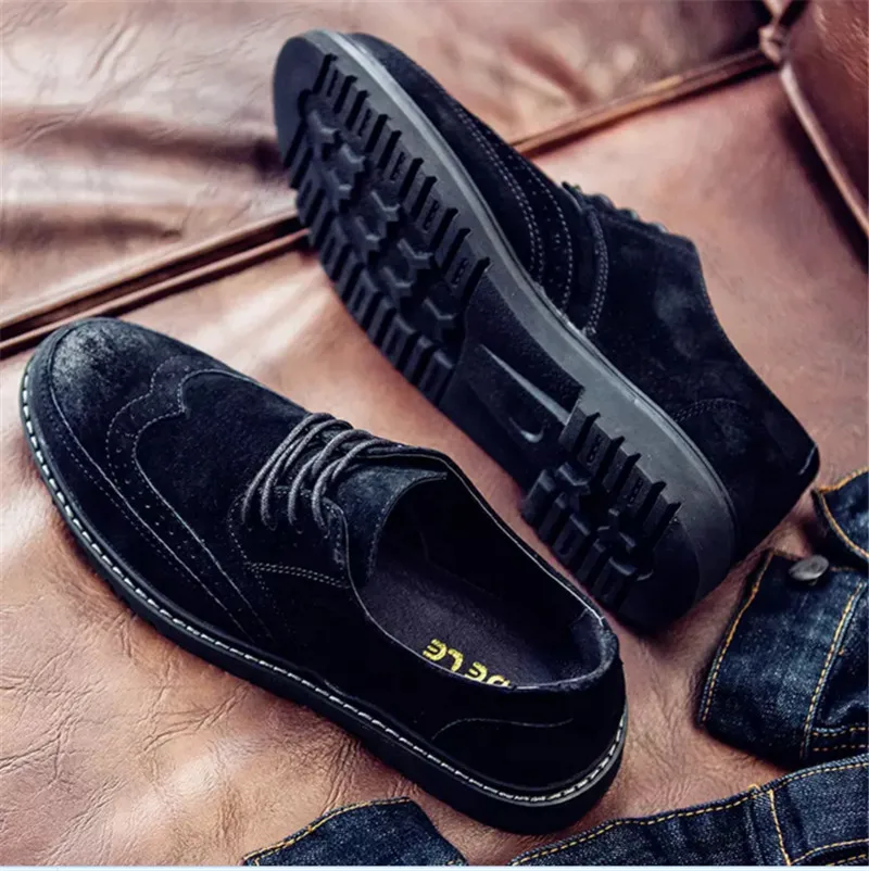 2018 модная мужская повседневная обувь новая весенняя на плоской подошве шнуровке