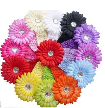 

20 Colors children Accessories headband Photography Props Kids hair accessories Daisies Suit Children headdress 1pcs/lot A005-1