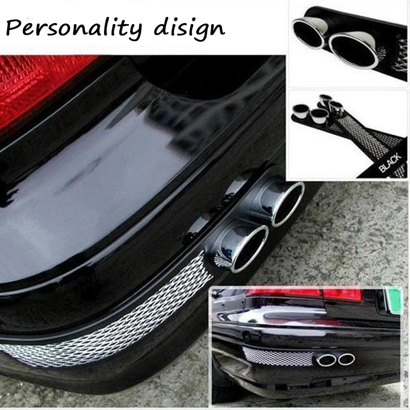 ZD 2pcs/set 3D Крутая наклейка на выхлопную систему автомобиля с эффектом углеродного волокна для Mercedes W203 W211 W204 W210 Benz BMW F10 E34 E30 F20 X5 E70 Kia Rio