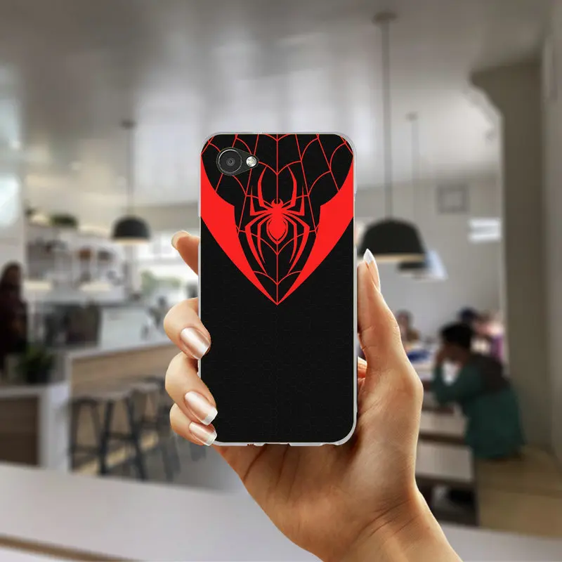 Silicon Soft TPU Mobile Phone Cases for LG Spirit G2 G3 Mini G4 G5 G6 K4 K7 K8 K10 V10 V20 V30 Amazing Super Hero SpiderMan Logo | Мобильные