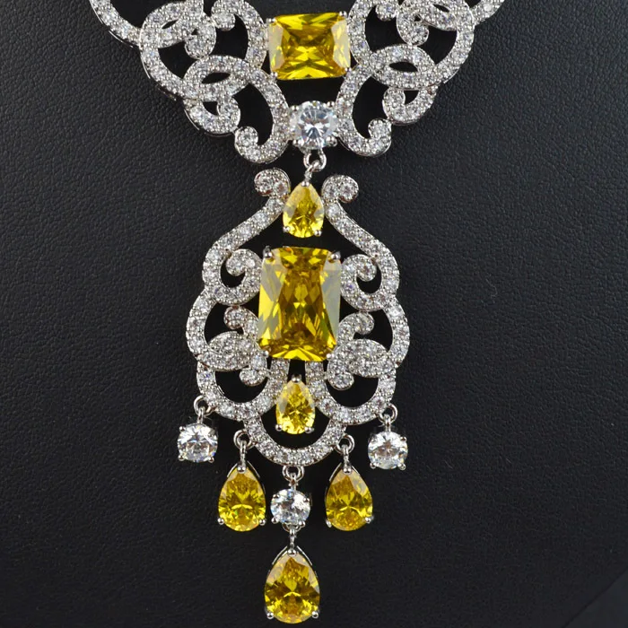 Новый дизайн роскошные винтажные комплекты украшений большого бренда