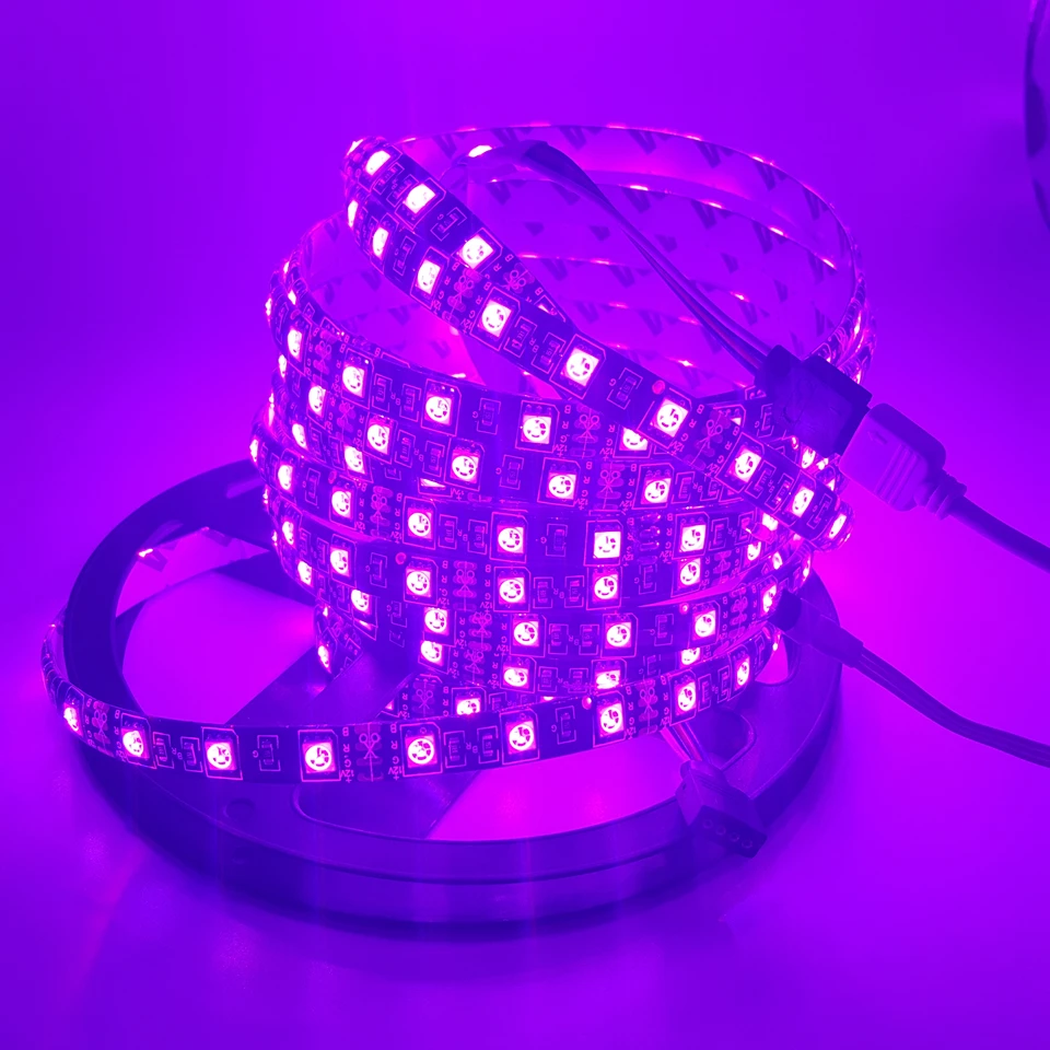 LINYEE 5050 SMD RGB Светодиодные ленты 60 светодиодный/m 5 м/лот DC 12 В Водонепроницаемый гибкий свет с 44key удаленного контроллер 12 В 5A