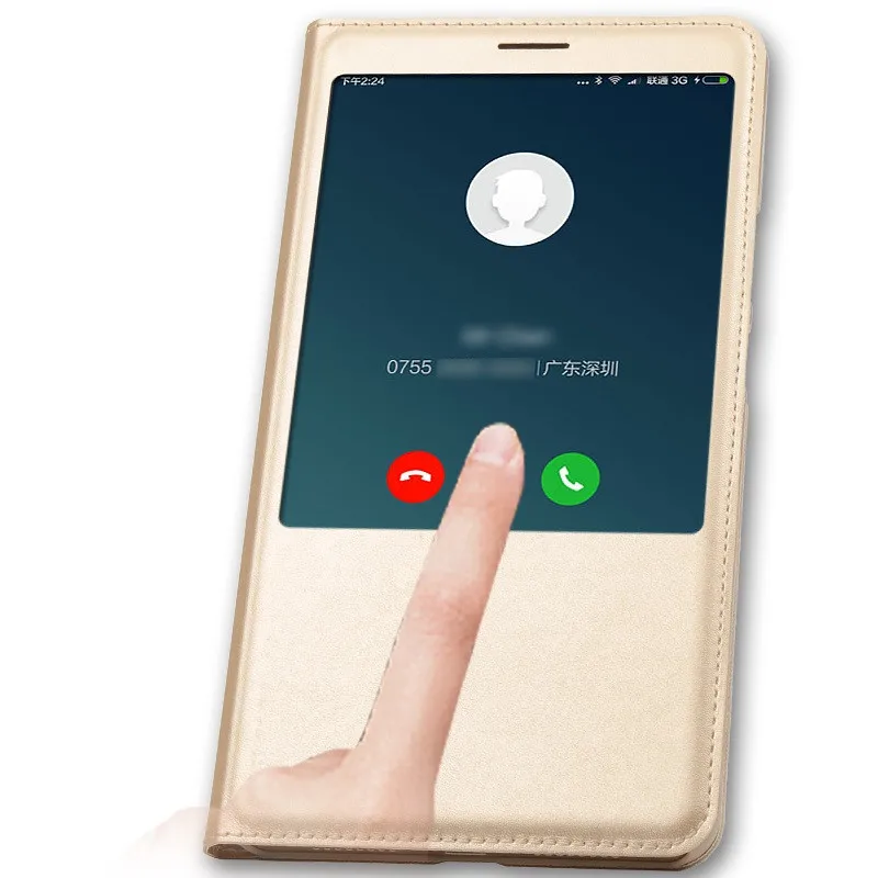 Роскошный кожаный флип-чехол для телефона, чехол для Xiaomi Mi Max Max2 Max 3, чехол для мобильного телефона, чехол с окошком спереди