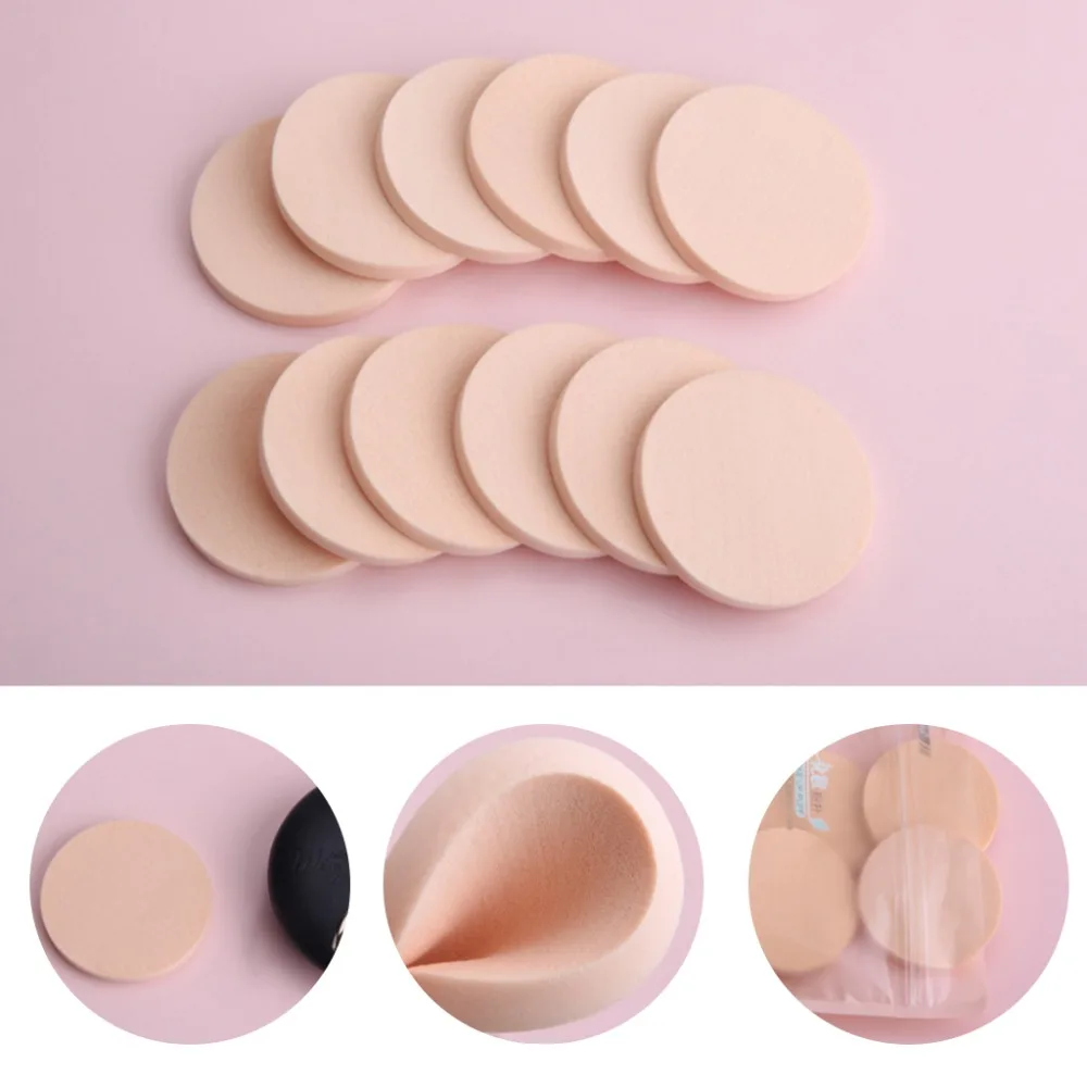 12 шт. мягкие дышащие губки для макияжа лица |