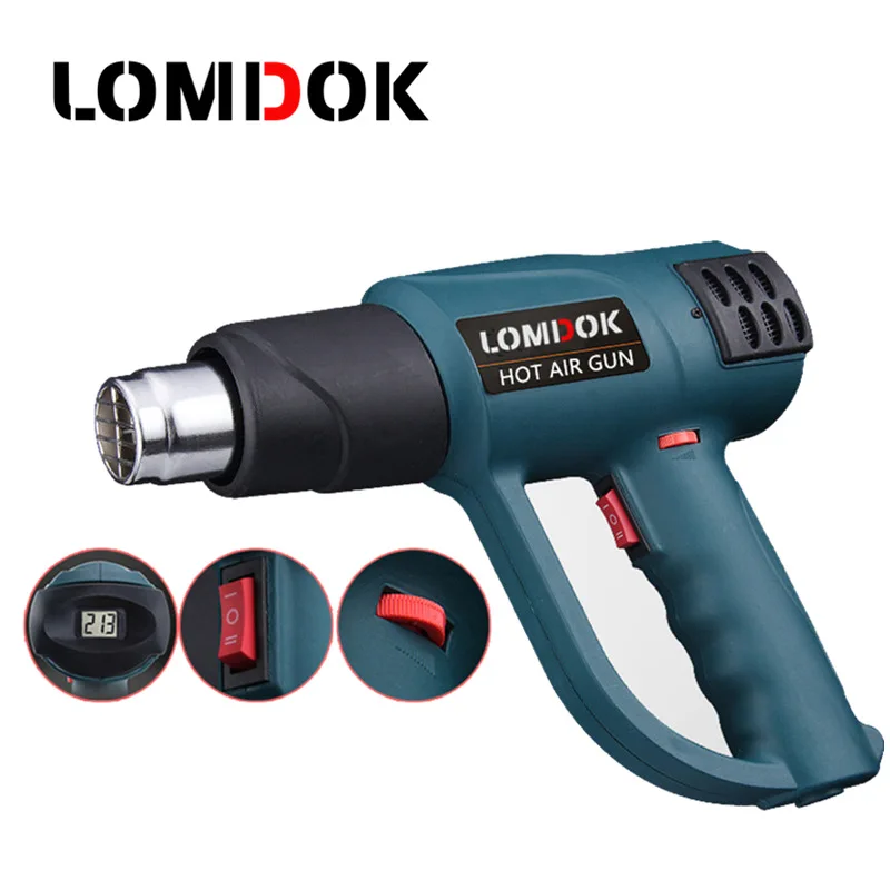 Термовоздушный пистолет с ЖК дисплеем и регулировкой температуры|electric hot air gun|hot