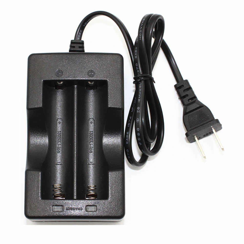 

Новинка 4,2 в 1 а выходное двойное зарядное устройство переменного тока для Светодиодный жного светодиодного фонарика 2x18650 3,7 в перезаряжаемы...