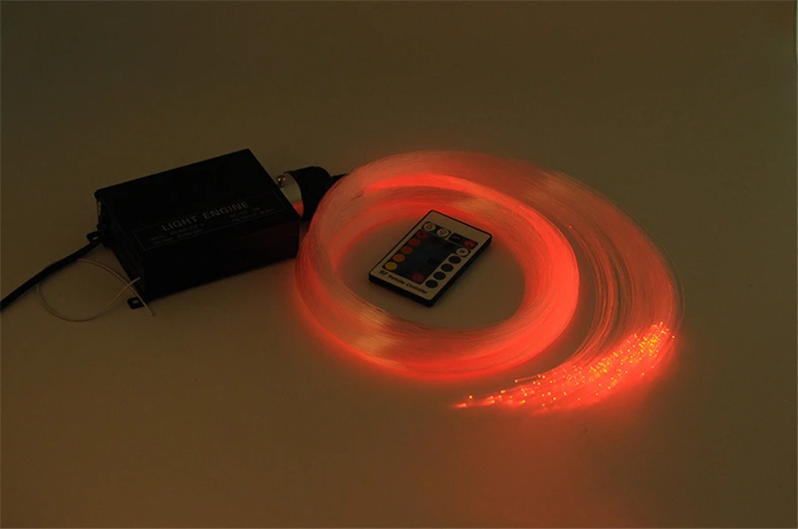 Цветная(RGB) 150/200/300 шт.* 0,75 мм* 2 м светодиодный оптоволоконный светильник звезда потолок комплект светильник s оптический светильник ing дистанционного двигателя домашнего декора автомобиля