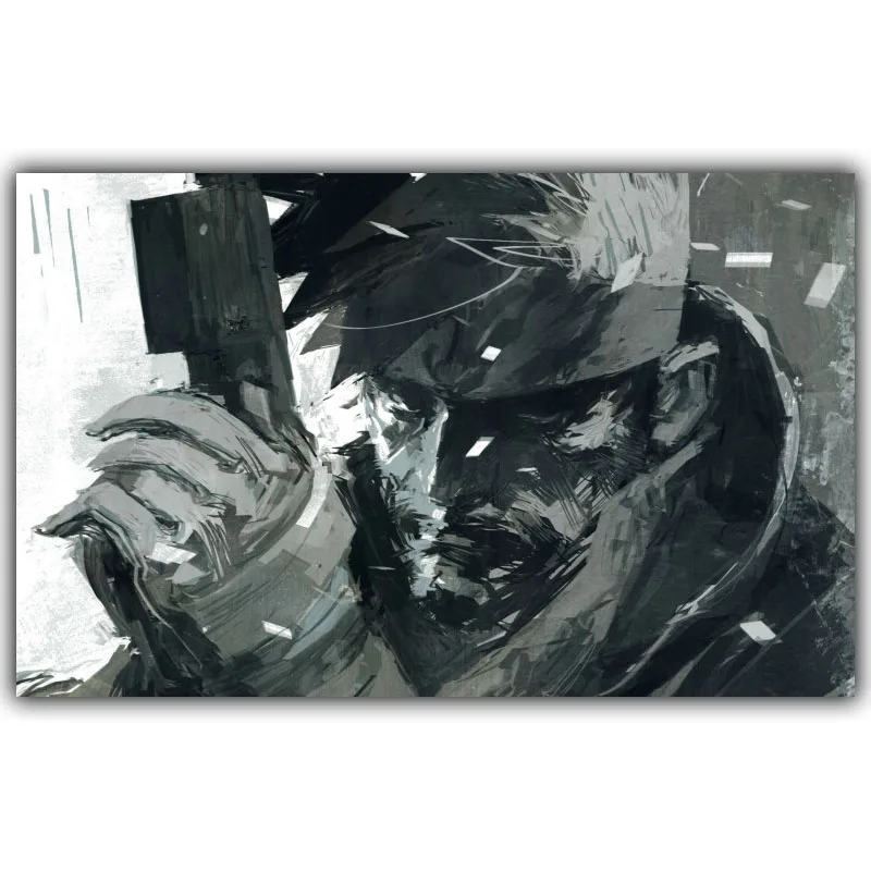 Металлическая Шестерня Solid V The Phantom Game Art Шелковый постер с принтом 30x48 см 60x96