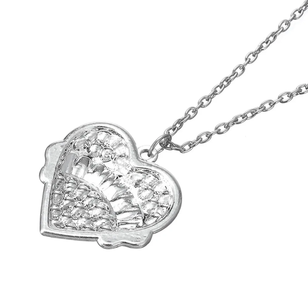 Рыболовный крючок 1 шт. ожерелья из цинкового сплава с сердечком состояния