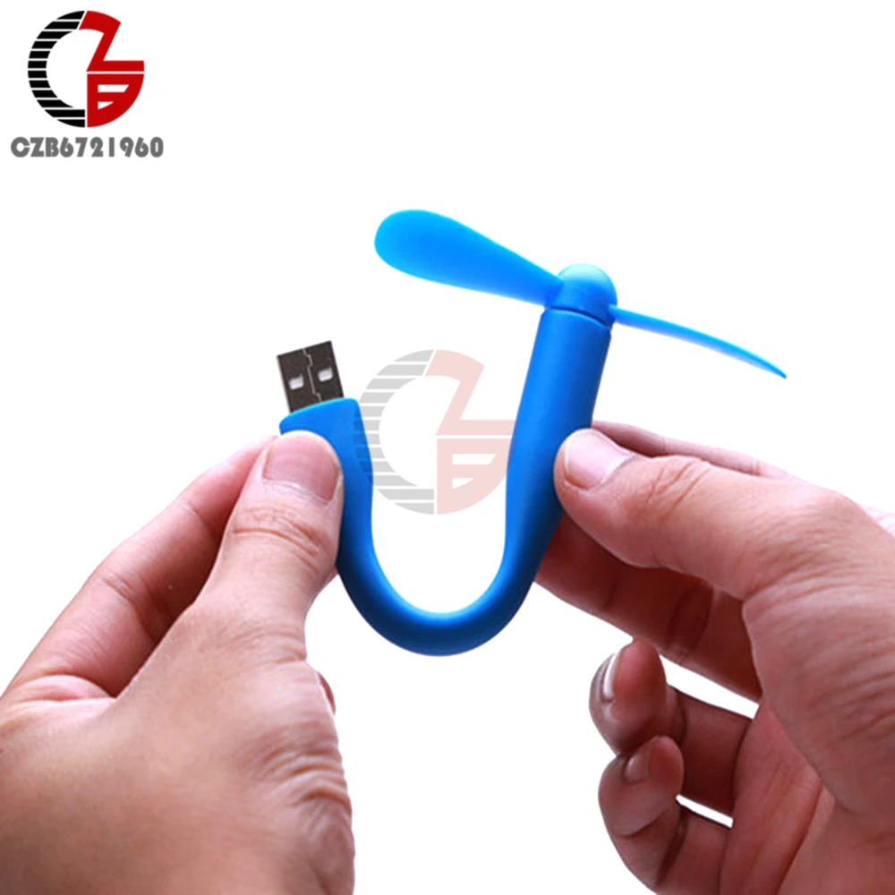Портативный Гибкий мини USB вентилятор охлаждения кулер для ноутбука настольный компьютер