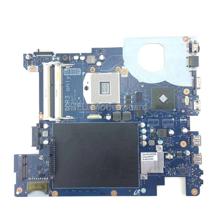 SHELI BA92 06393A 06393B материнская плата для ноутбука samsung R429 NP BA41 01190A Suzhou M L1PF HM55 DDR3 хорошая