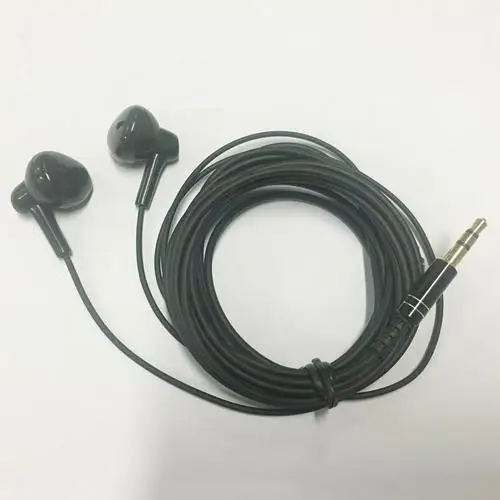 Черный 3,5 мм 3 метра длинные наушники контролировать гарнитура MP3 сабвуфер наушники сети якорь трансляции Live караоке проводные наушники - Цвет: Черный