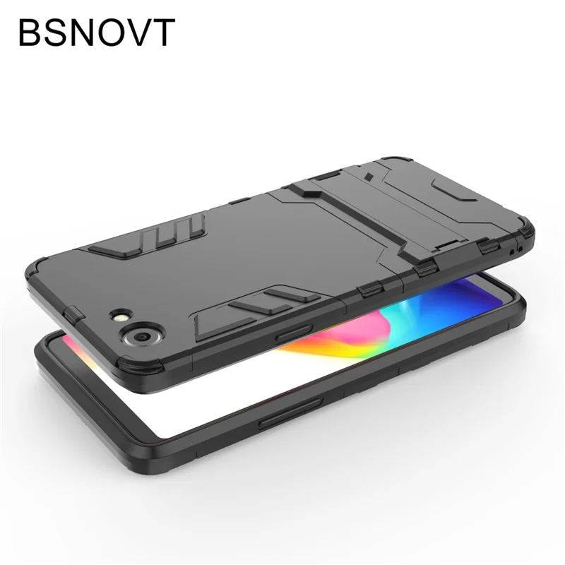 Чехол для Oppo Realme 1 CPH1859 CPH1861 силиконовый + пластиковый чехол с подставкой BSNOVT |