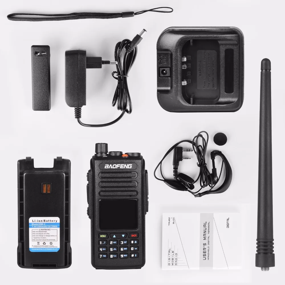 Baofeng dmr DM-1702 gps иди и болтай walkie talkie “иди и запись голоса vhf uhf приемно-передающая радиоустановка UV dual band 136-174& 400-470 МГц цифровое Любительское радио