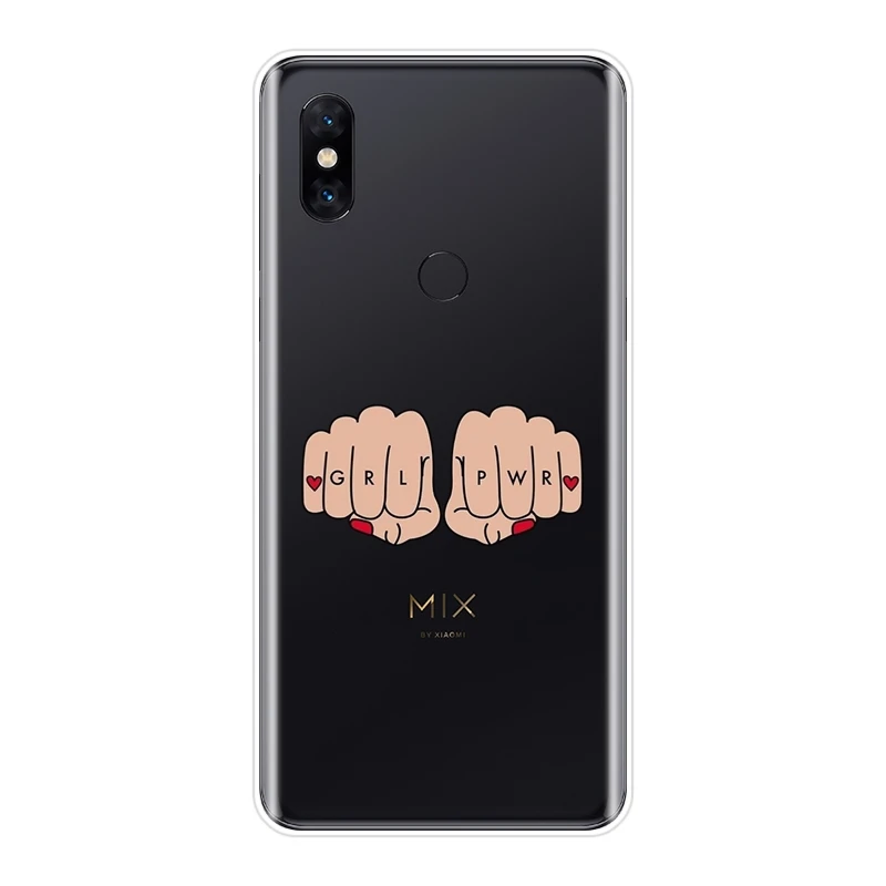 Чехол для телефона Xiaomi Mi Mix 1 2S 3 силиконовый чехол с феминистской девушкой Power