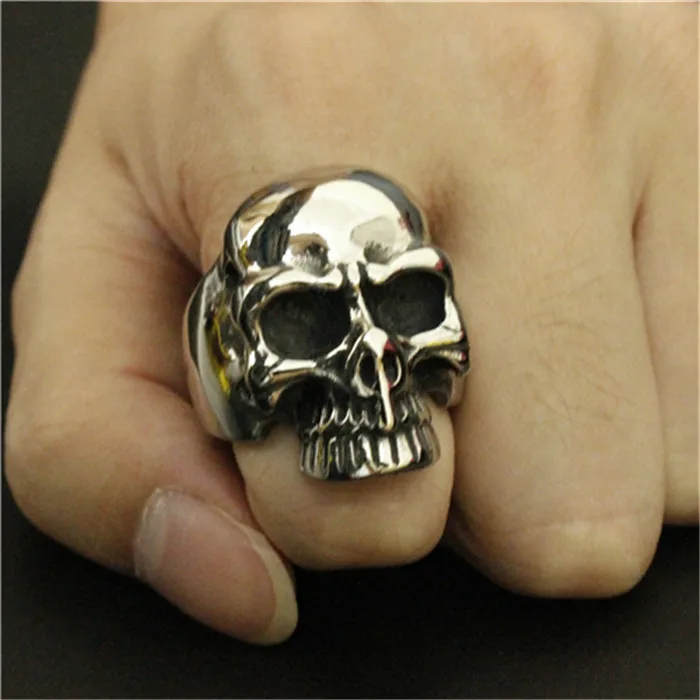Новое поступление мужское кольцо с черепом из нержавеющей стали 316L 1 шт.|ring ring