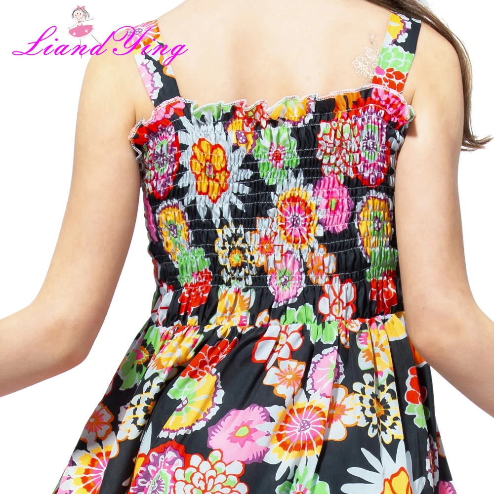 2022 Brand Bohemia Children Dress Girls Summer Floral Party Dresses Toddler Clothing Kids 7 10 12 Years Old For Baby | Детская одежда и