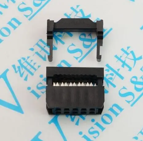 100 шт. рупорный FC 10p PPressure головка 2 54 мм Pitch разъем ISP JTAG штекер 3 комплекта|set connector|set
