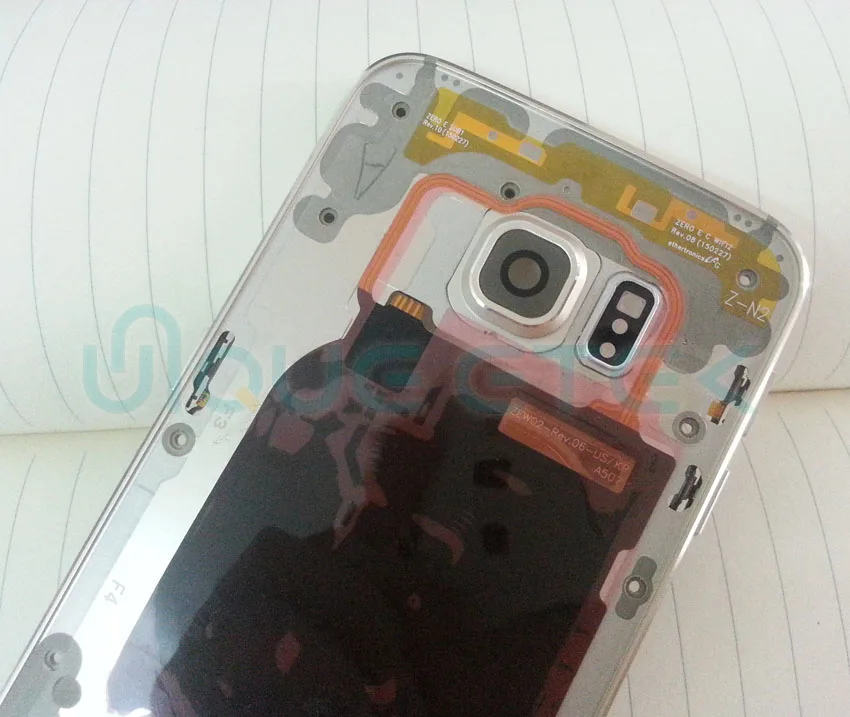 OEM S6 среднее шасси задняя средняя рамка крышка корпуса + NFC для Samsung GALAXY G920 / Edge G925