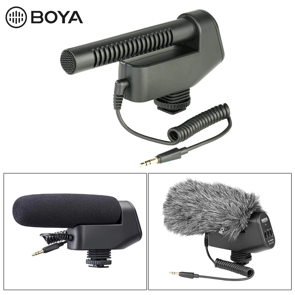 BOYA BY-VM600 кардиоидный направленный конденсаторный микрофон для Canon sony Nikon Pentax DLSR камера