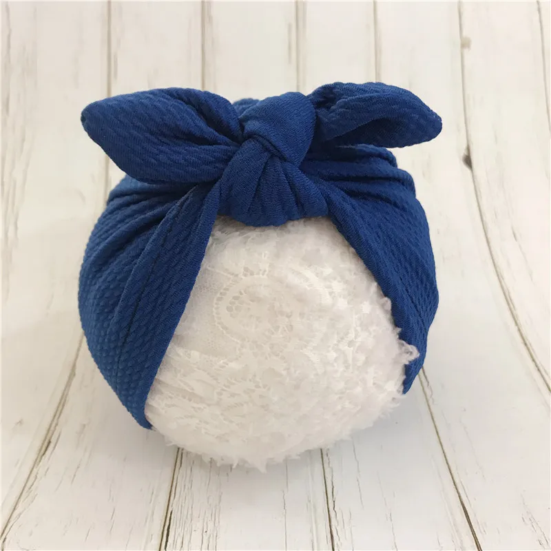 2019 Fashion Baby Hats Rabbit Ears Infant Children Baby Girls Boho Hat Beanie Scarf Turban Head Wrap Cap headscarf