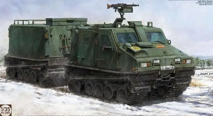 KingTair 1/35 масштаб разобранный Танк Игрушка наборы шведский BV206S гусеничный