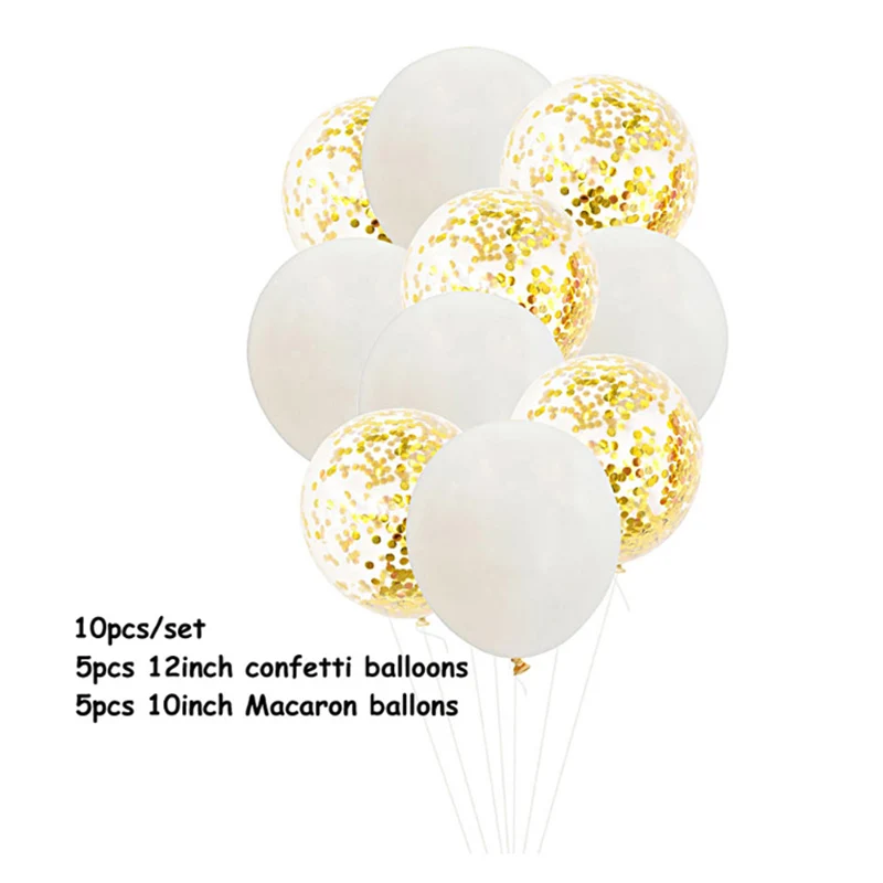 12 дюймовый латексный воздушный шар с блестками на Рождество и день